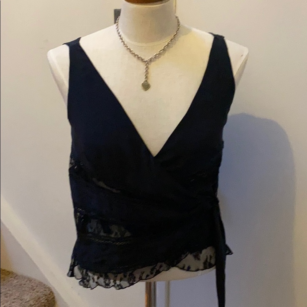Elegant wrap shirt